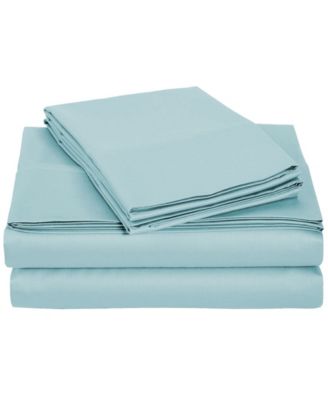 University Solid Microfiber 6-Pc. Sheet Set, Queen
