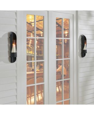 Wall Mount Hugging Metal Candle Sconces Set of 2