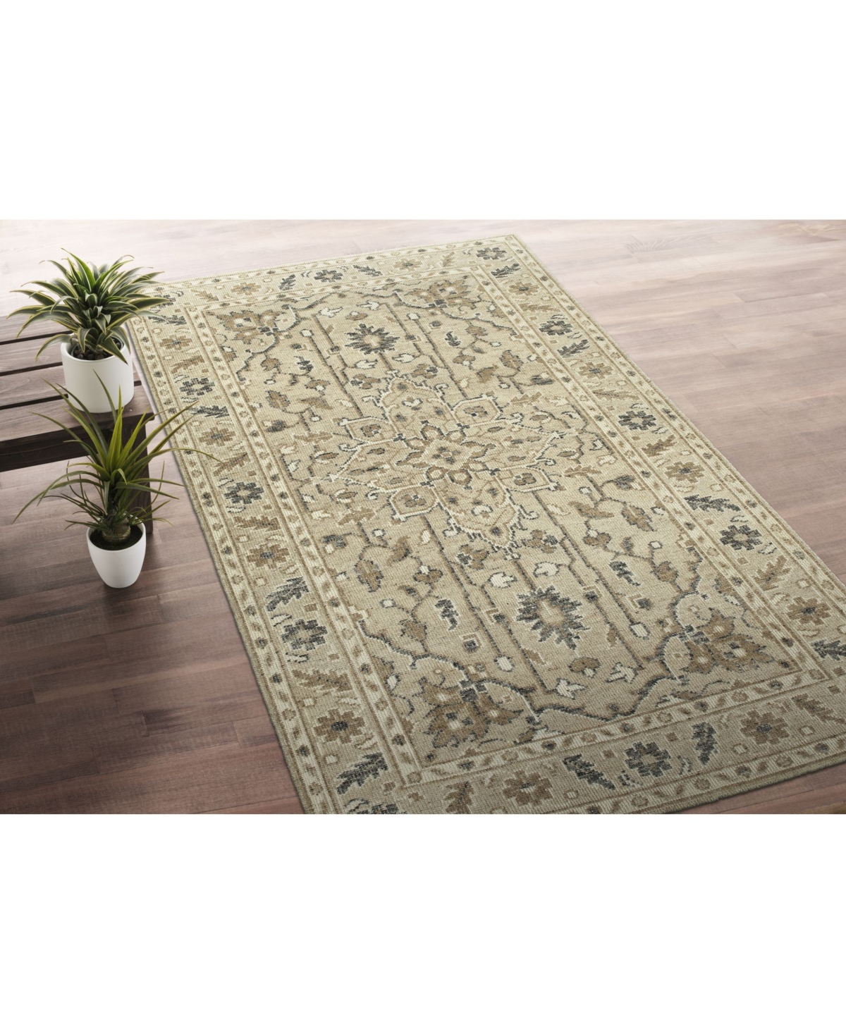 Kaleen Herrera HRA03-29Area Rug - Sand