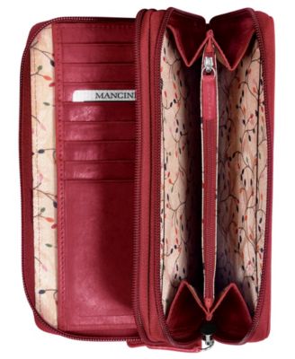 Casablanca Collection RFID Secure Double Zipper Wallet