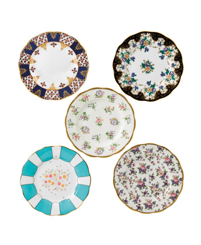 Royal Albert 100 Years 19001940 5Piece Plate Set Macy's