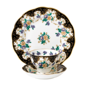 Shop Royal Albert 100 Years 1910 3-piece Set, Teacup Saucer & Plate -duchess In Multi