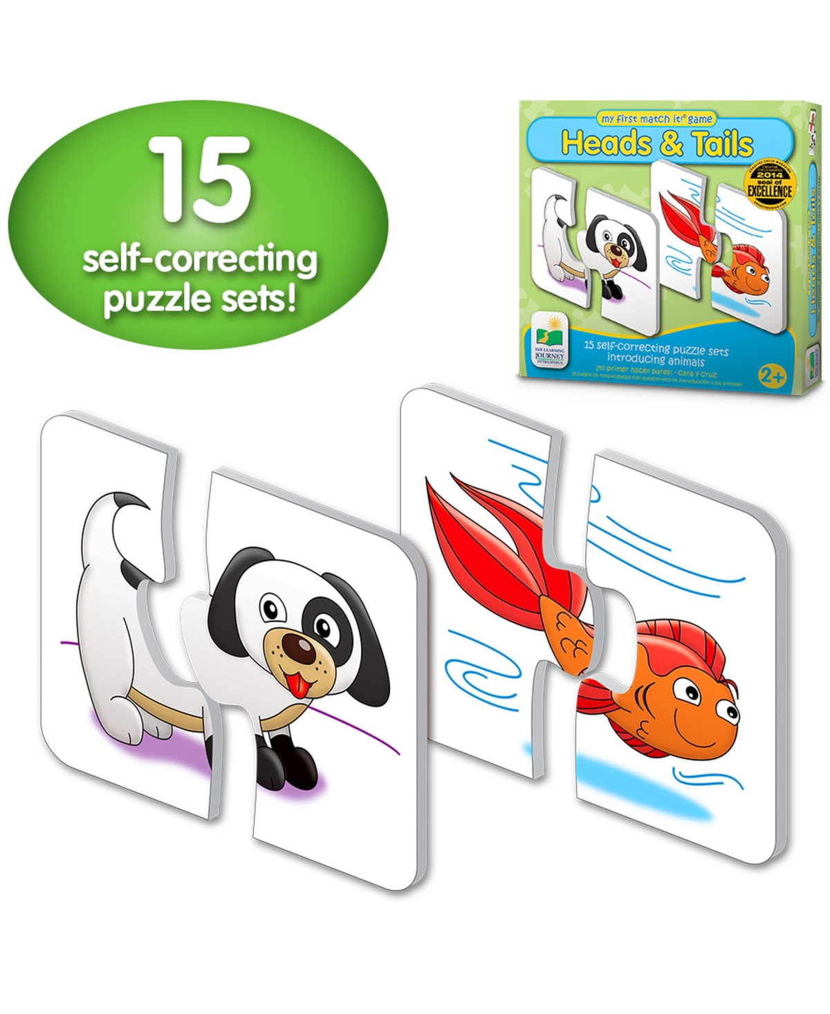 The Learning Journey Kids' My First Match It- Head And Tails In Multi