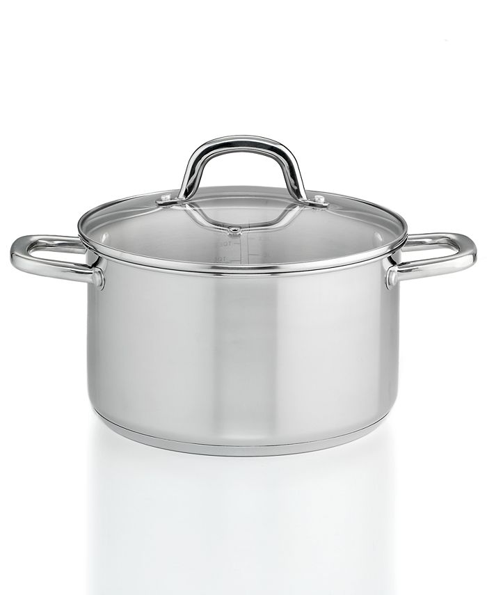 Martha Stewart Everday Midvale 8 Quart Stainless Steel Stock Pot With Lid :  Target