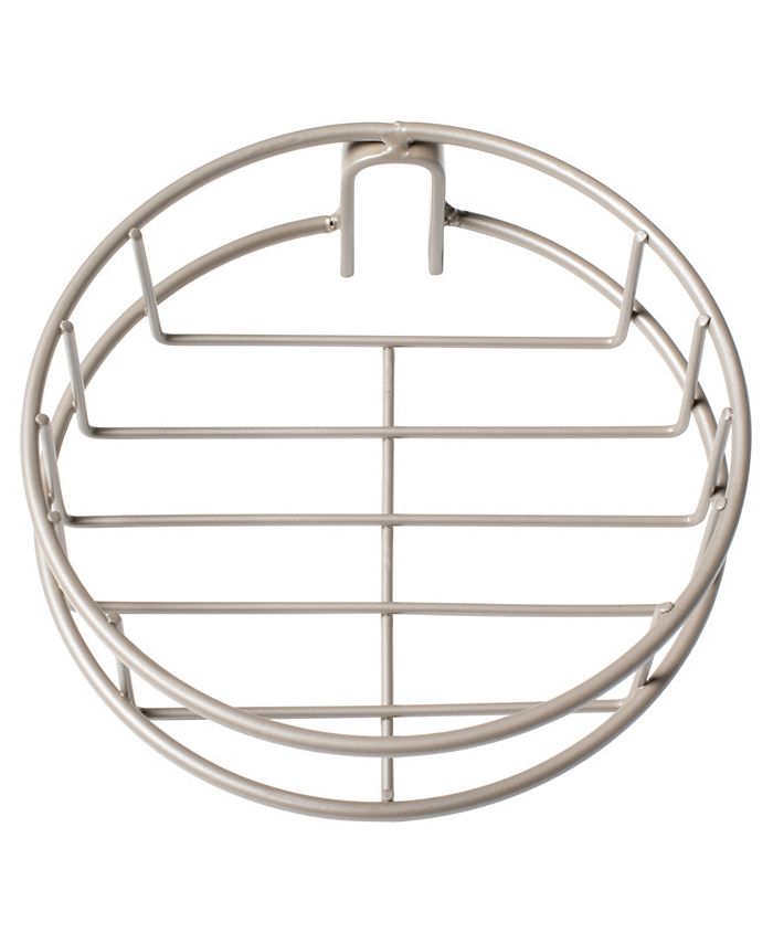 Richards Homewares ESatin Steel Tension Shower Caddy Round Shelves