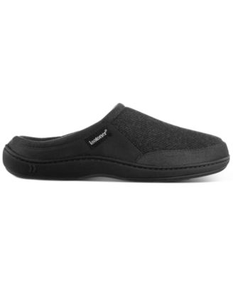 isotoner signature men's herringbone logan slippers