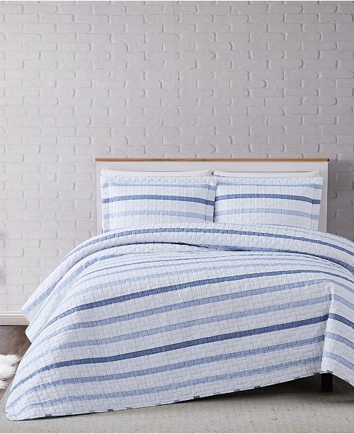 Truly Soft Waffle Stripe Duvet Cover Sets Reviews Duvet Covers