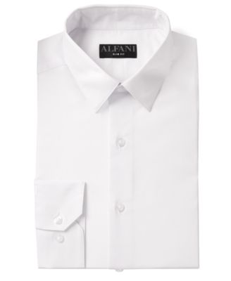 macy's white dress shirt mens