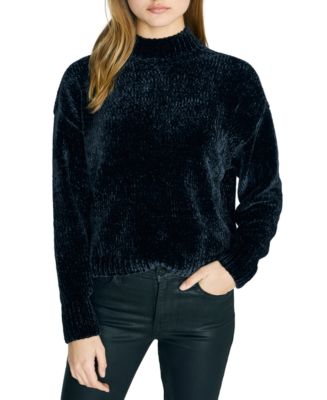 Sanctuary Chenille Mock-Neck Sweater - Macy's