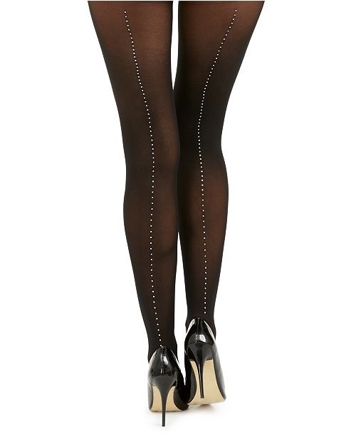 Inc Women S Embellished Seam Tights Created For Macy S