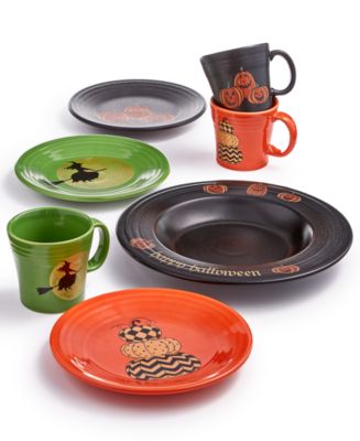 Fiesta® Fiestaware 1/2" APPETIZER PLATE Halloween Candy Corn Trick or  Treat