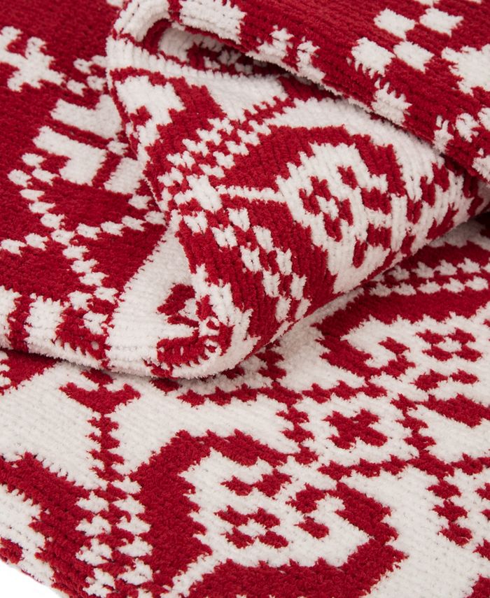 Glitzhome Knitted Throw Blanket Macy's