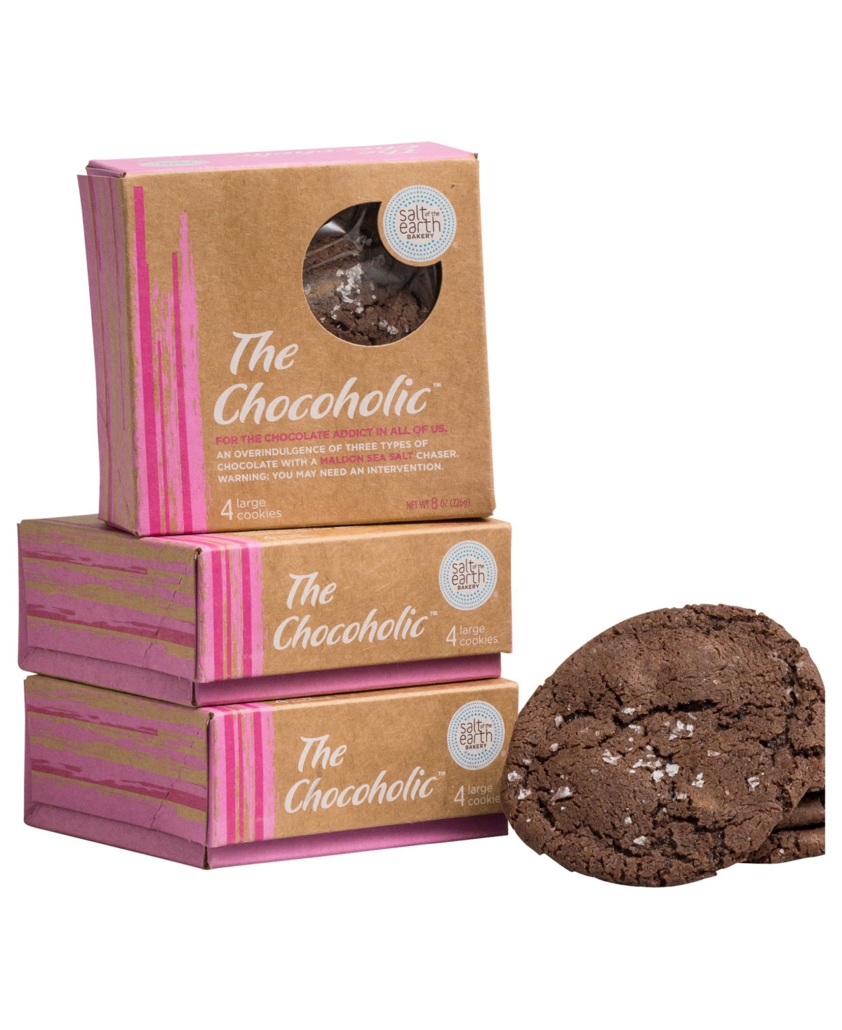 Salt Of The Earth Bakery The Chocoholic Cookie In Pink