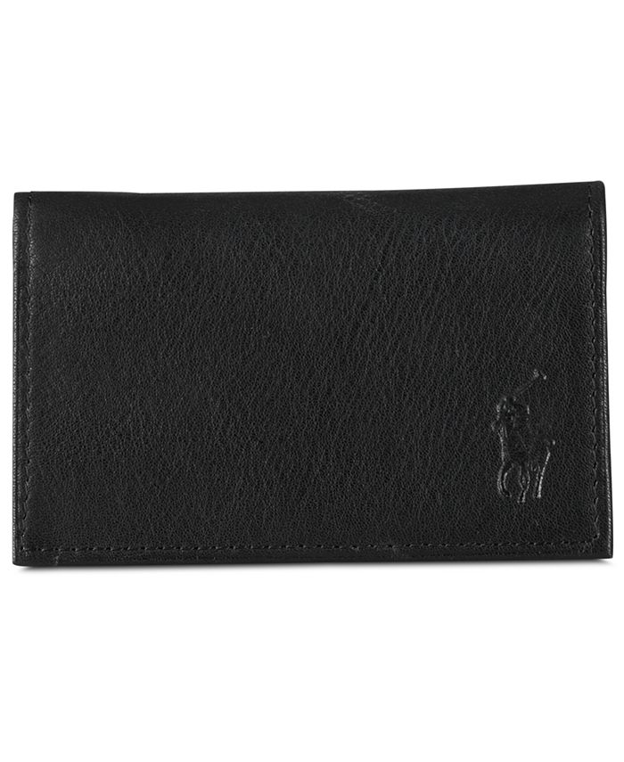 Polo Ralph Lauren Men's Accessories, Pebbled Leather Slim ID Card Case &  Reviews - All Accessories - Men - Macy's