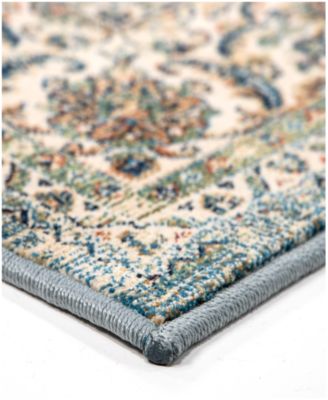 Orian Rugs CLOSEOUT! Orian Alexandria Kerman Estate Blue Thatch Rug