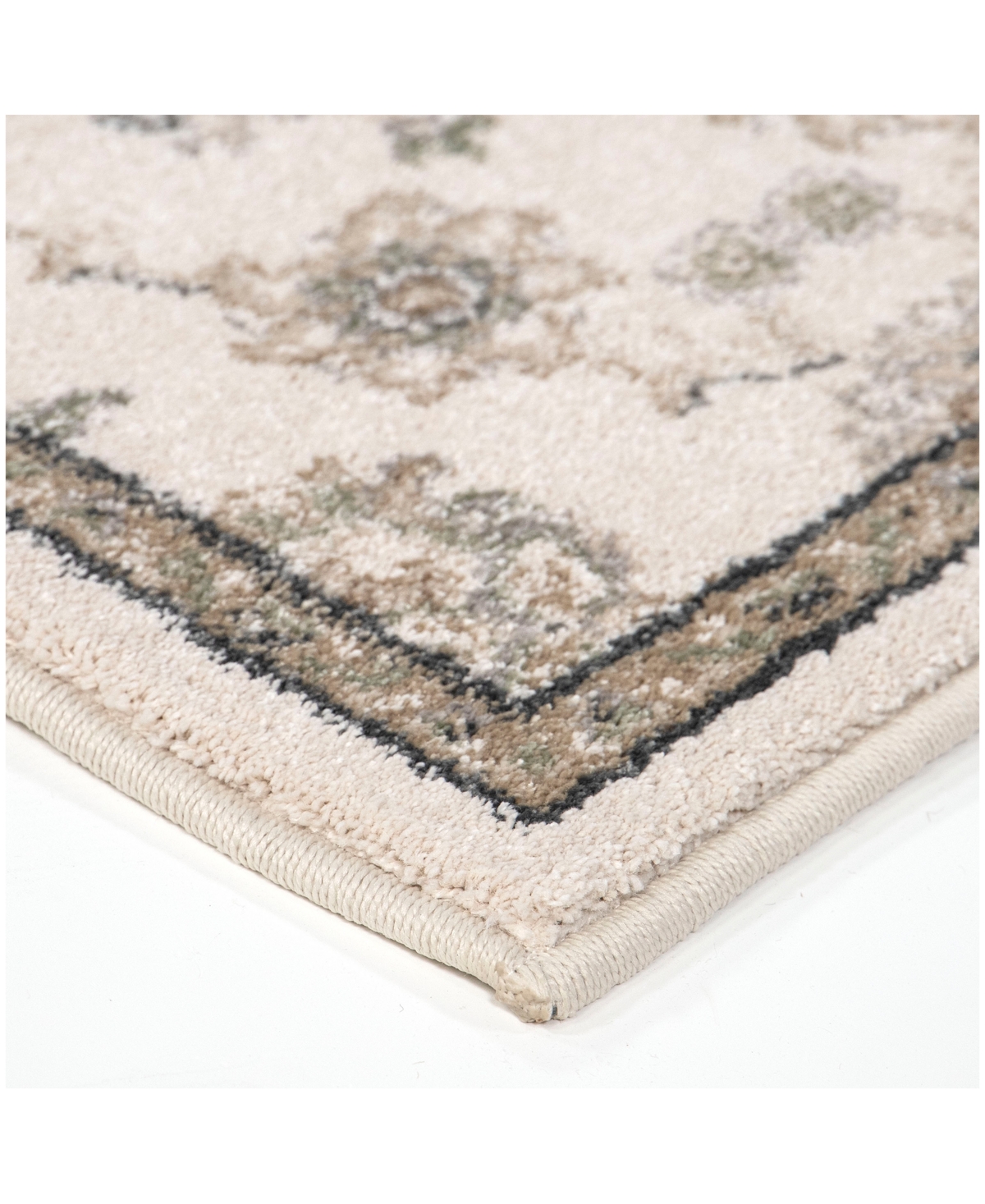 Closeout! Orian Riverstone Manor Sarouk Soft White 9 'x Area Rug