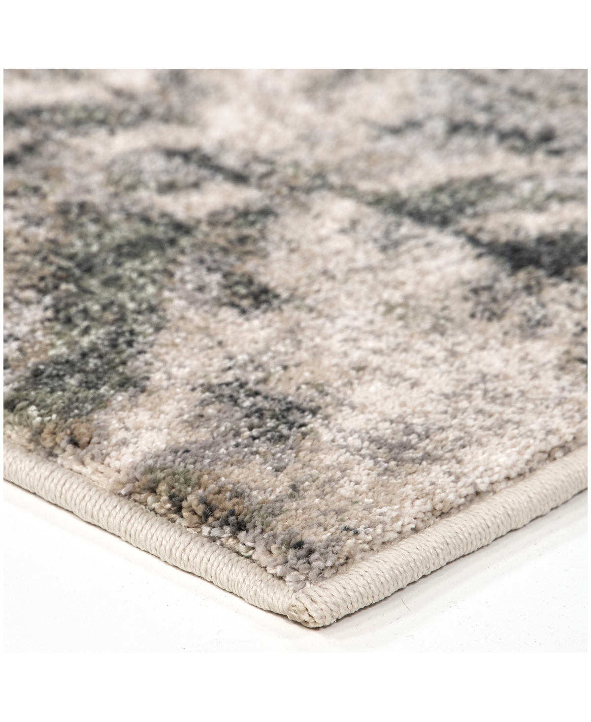 Orian Riverstone Maverick Cloud Gray 9 'x Area Rug