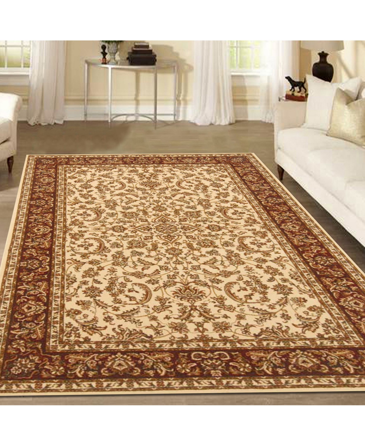 Closeout! Km Home 1318/1514/Ivory Navelli Ivory/7'9