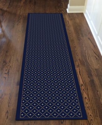 CLOSEOUT! 782/1314/NAVY Pesaro Blue 2'2" x 7'7" Runner Rug