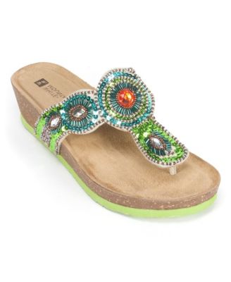 multi color sandals women's shoes