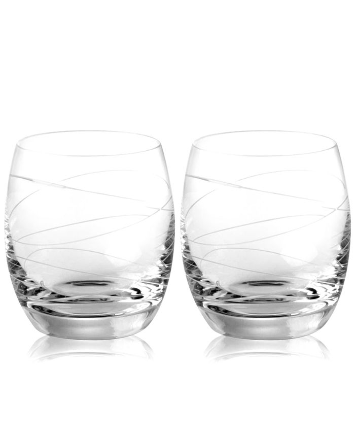 Nambé Nambe Set of 2 Motus Double OldFashioned Glasses Macy's