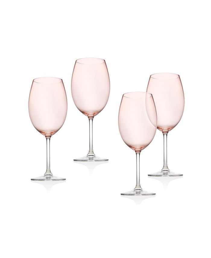 Godinger Meridian Blush White Wine Glass, Set of 4