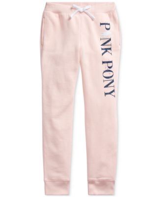 pink polo pajama pants