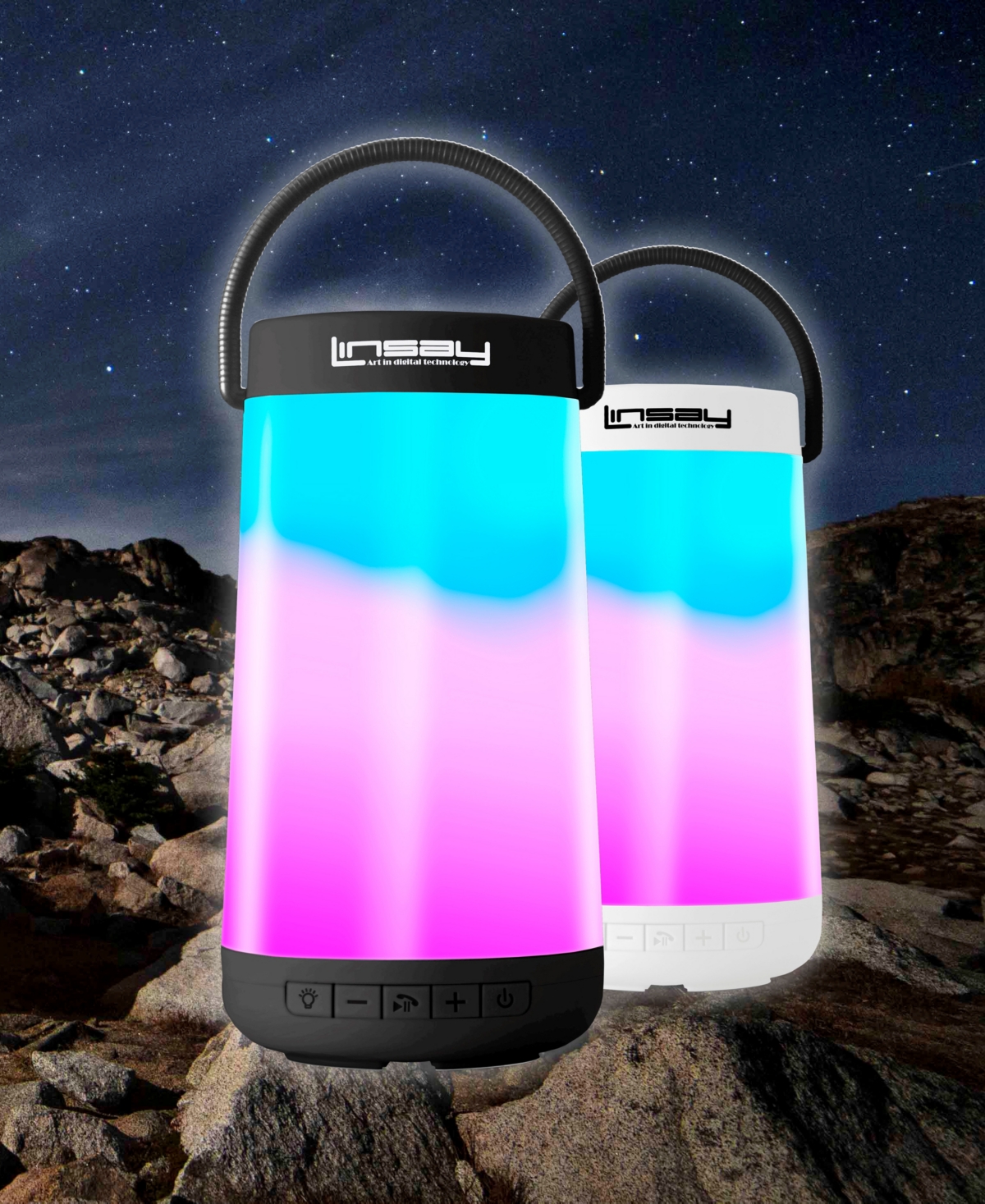 Linsay Led Light Party Show Bluetooth Speaker Indoor / Outdoor