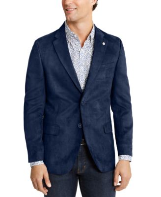 nautica tan microsuede modern fit sport coat