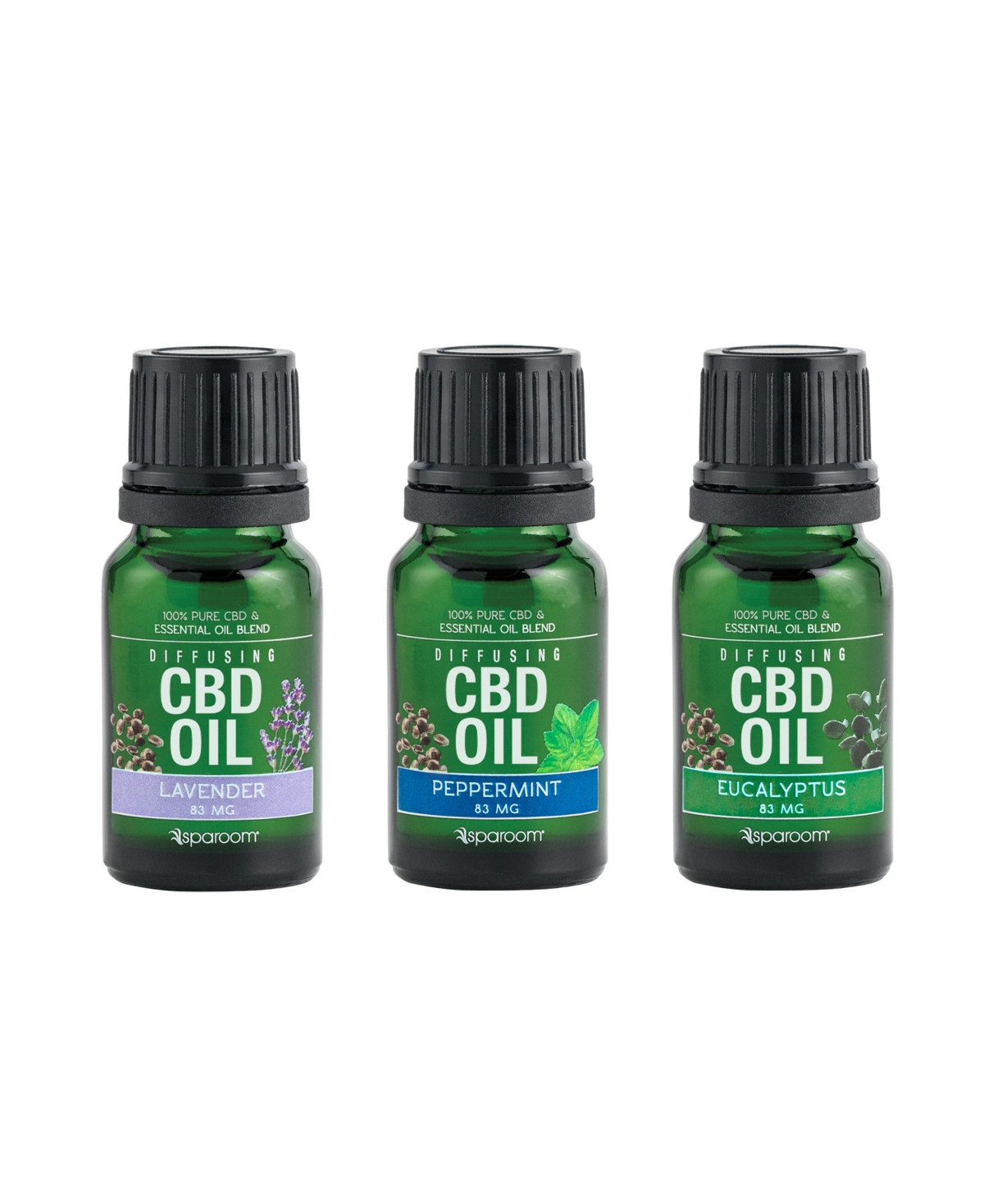 Sparoom Wellness Cbd Essential Oil 3 Pack In N,a