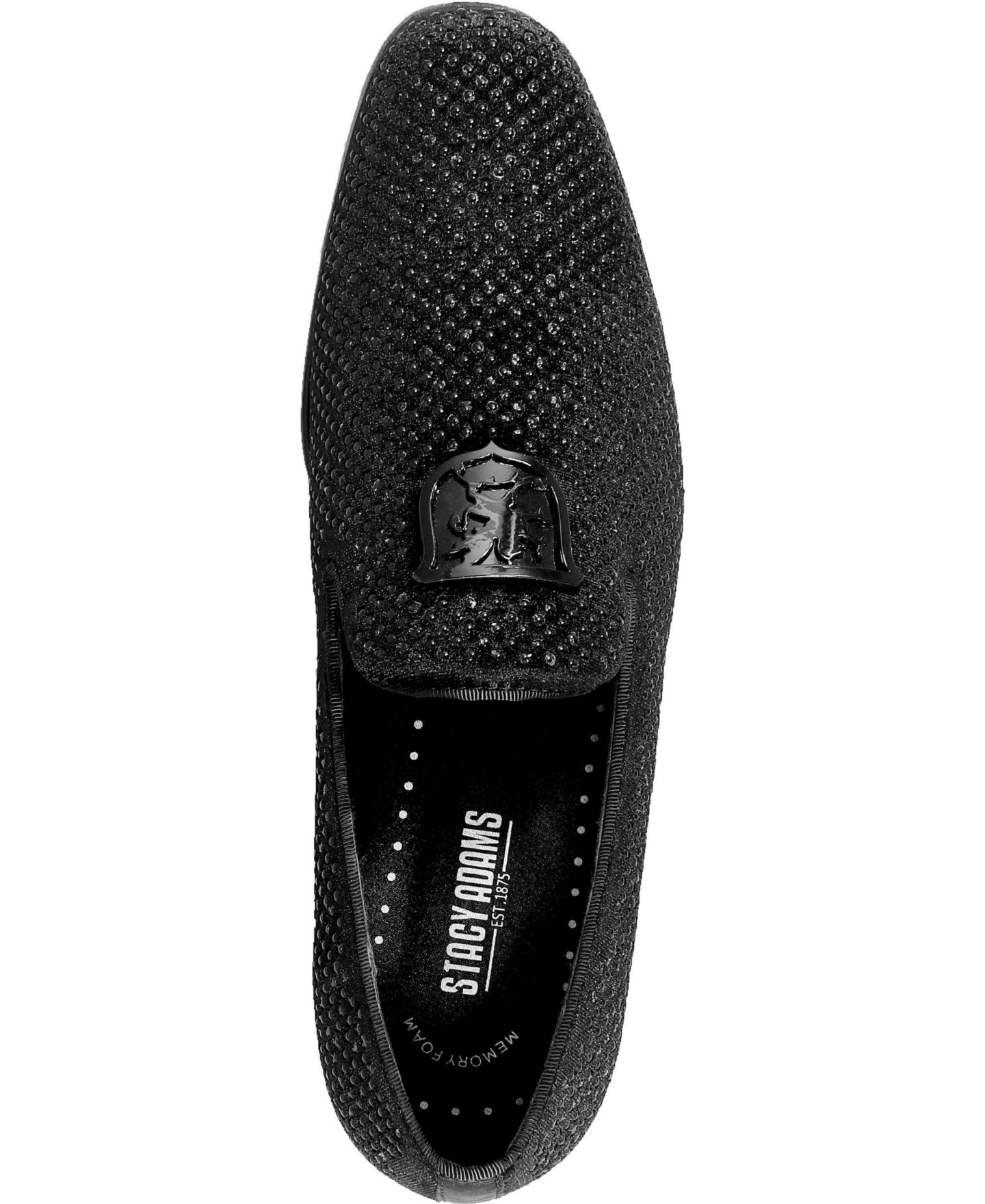 Мужские туфли Stacy Adams Swagger Studded Ornament Slip-on Loafer, цвет: Чёрный — фото 3