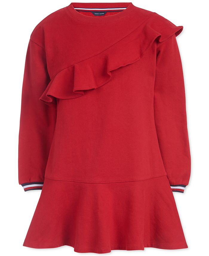 Girls ruffle sweatshirt