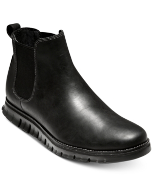 image of Cole Haan Men-s ZERØGRAND Chelsea Waterproof Boots Men-s Shoes