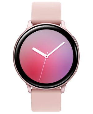 image of Samsung Galaxy Active 2 Blush Silicone Strap Touchscreen Smart Watch 44mm