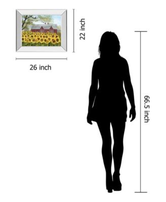 Classy Art Sunshine by Billy Jacobs Mirror Framed Print Wall Art - 22" x 26"