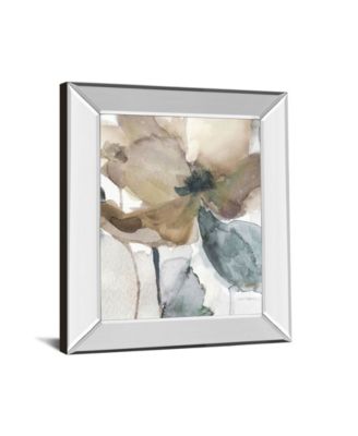 Watercolor Poppy I by Carol Robinson Mirror Framed Print Wall Art - 22" x 26"