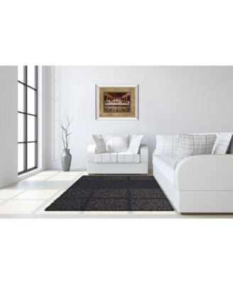 Last Supper Mirror Framed Print Wall Art - 34" x 40"