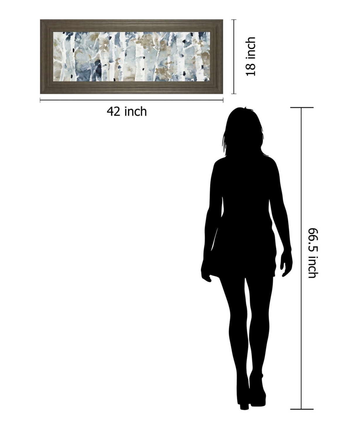 Classy ArtUpon The Hill by Lanie Loreth Framed Print Wall Art - 18