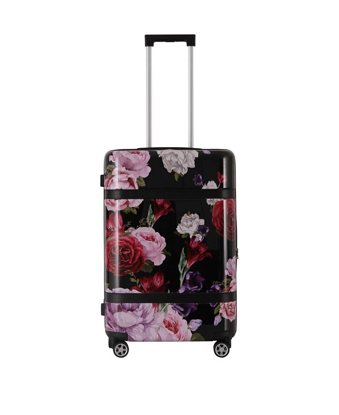 Triforce Luggage Triforce Versailles 3Piece Spinner Floral Luggage Set Macy's