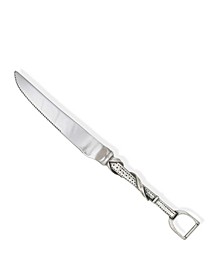 Pewter Stirrup Handle Steak Knife Set of 6