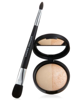 Laura Geller Beauty - Laura Geller Baked Split Highlighter Duo with Double-ended Applicator