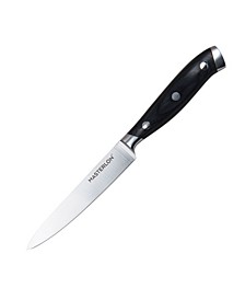 MasterLon Triple Rivet Collection Utility Knife Stainless Steel Blade, 5"