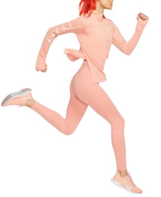 half zip running top ladies