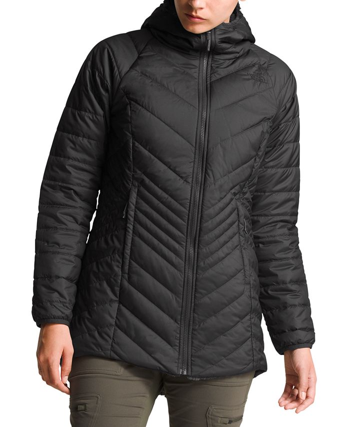 The North Face Women's Mossbud Hooded Fleece-Lined Reversible Parka ...