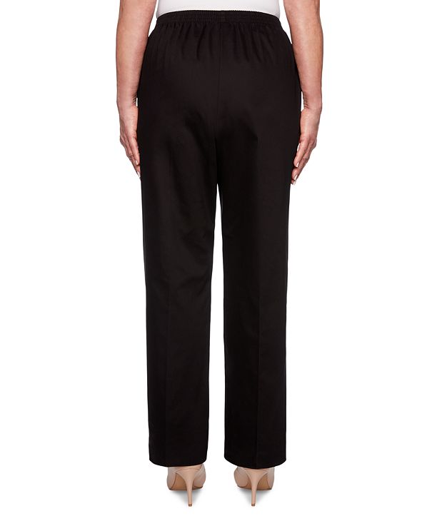 Alfred Dunner Street Smart Stretch Straight-Leg Pull-On Pants & Reviews ...
