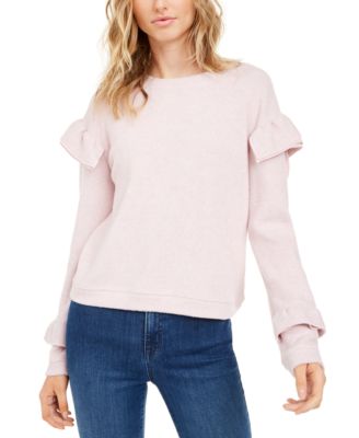 LEYDEN - Ruffle-Sleeve Sweater