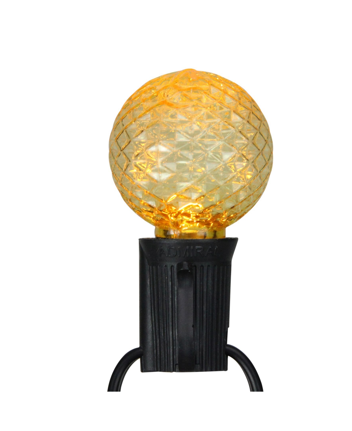 Northlight Pack of 25 Faceted Led G40Color Christmas Replacement Bulbs - Multi