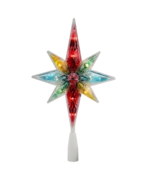 Northlight 10.75" Multi-color Faceted Star Of Bethlehem Christmas Tree Topper