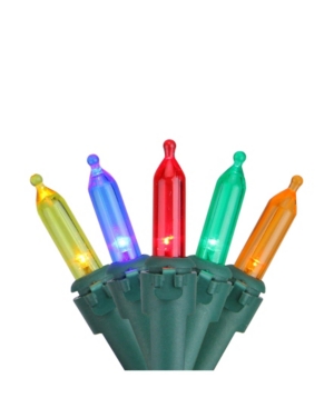 Northlight Set Of 50 Multi-color Led Mini Christmas Lights 4" Spacing