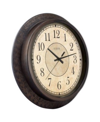 La Crosse Clock 404-2635 14" Savannah Quartz Wall Clock